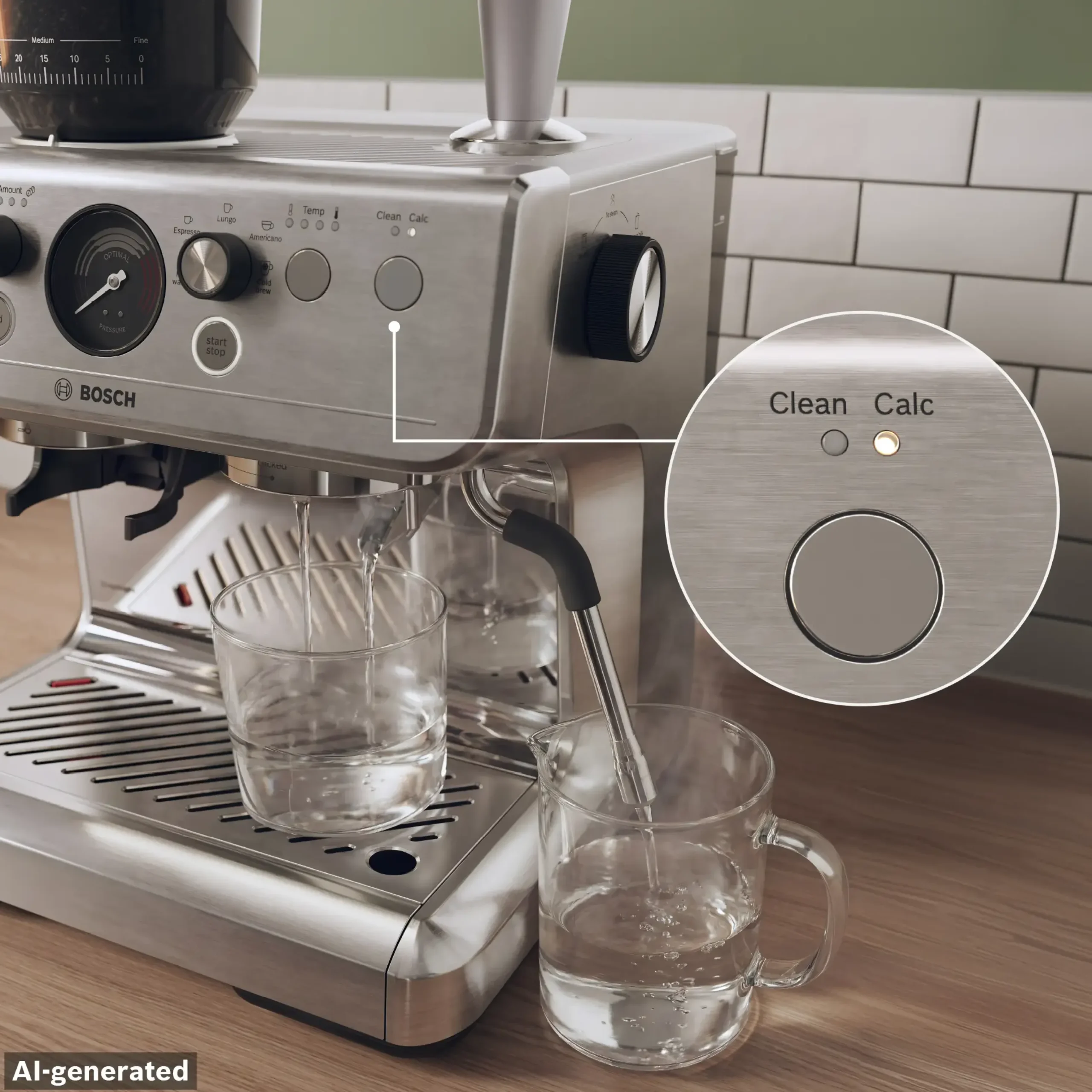 Serie 4 Semi Automatic Coffee Maker HomeCafé Series 4 RVS