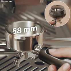 Serie 4 Semi Automatic Coffee Maker HomeCafé Series 4 RVS