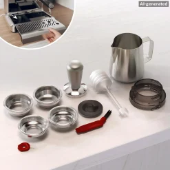 Serie 4 Semi Automatic Coffee Maker HomeCafé Series 4 RVS