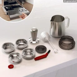 Serie 4 Semi Automatic Coffee Maker HomeCafé Series 4 RVS