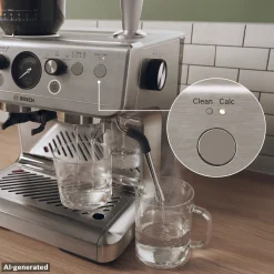 Serie 4 Semi Automatic Coffee Maker HomeCafé Series 4 RVS