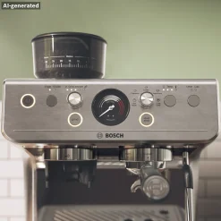 Serie 4 Semi Automatic Coffee Maker HomeCafé RVS