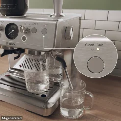Serie 4 Semi Automatic Coffee Maker HomeCafé RVS