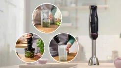 Serie 4 Staafmixer ErgoMaster 1000 W Zwart, Antraciet