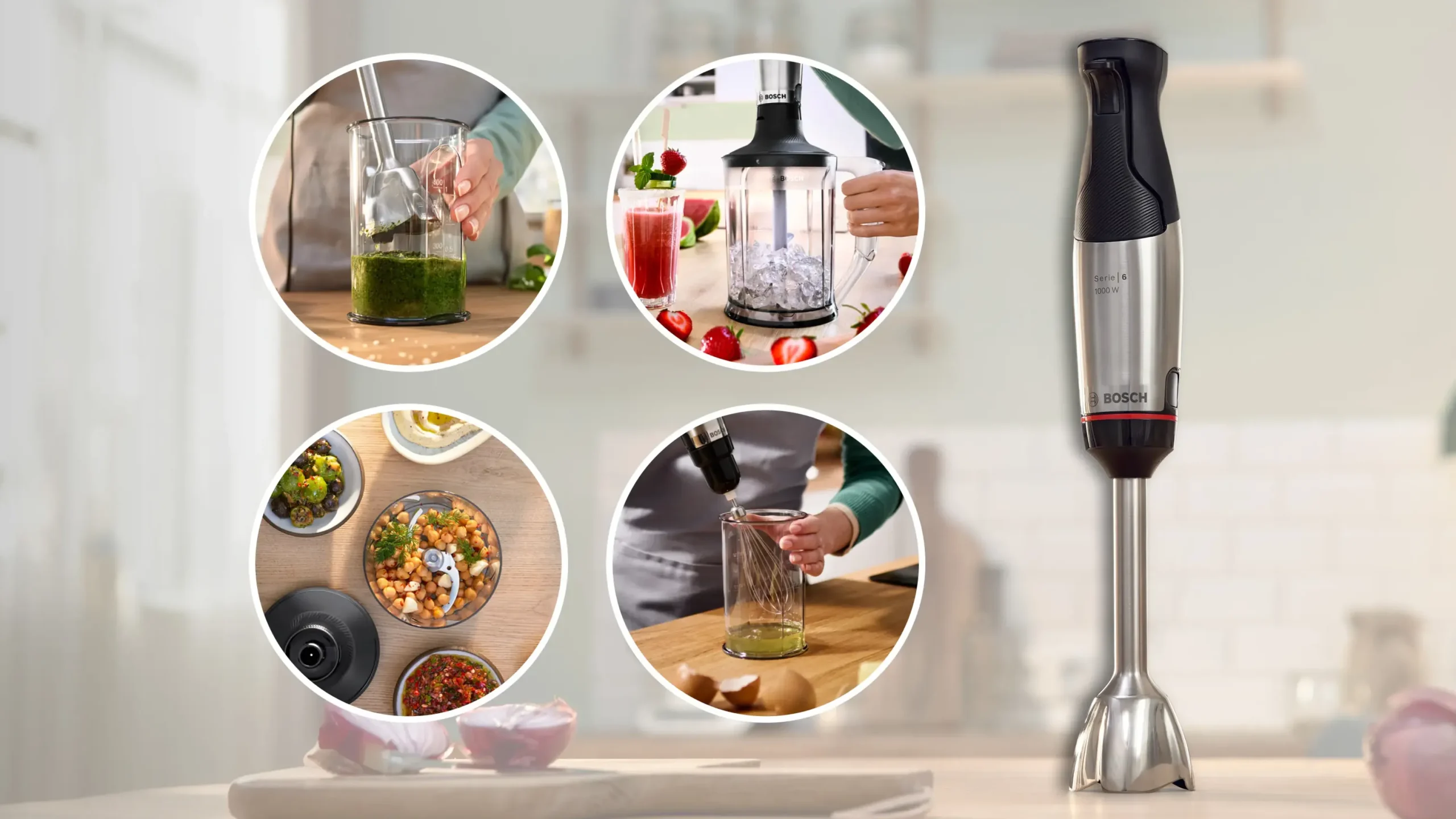 Serie 6 Staafmixer ErgoMaster 1000 W Roestvrij staal
