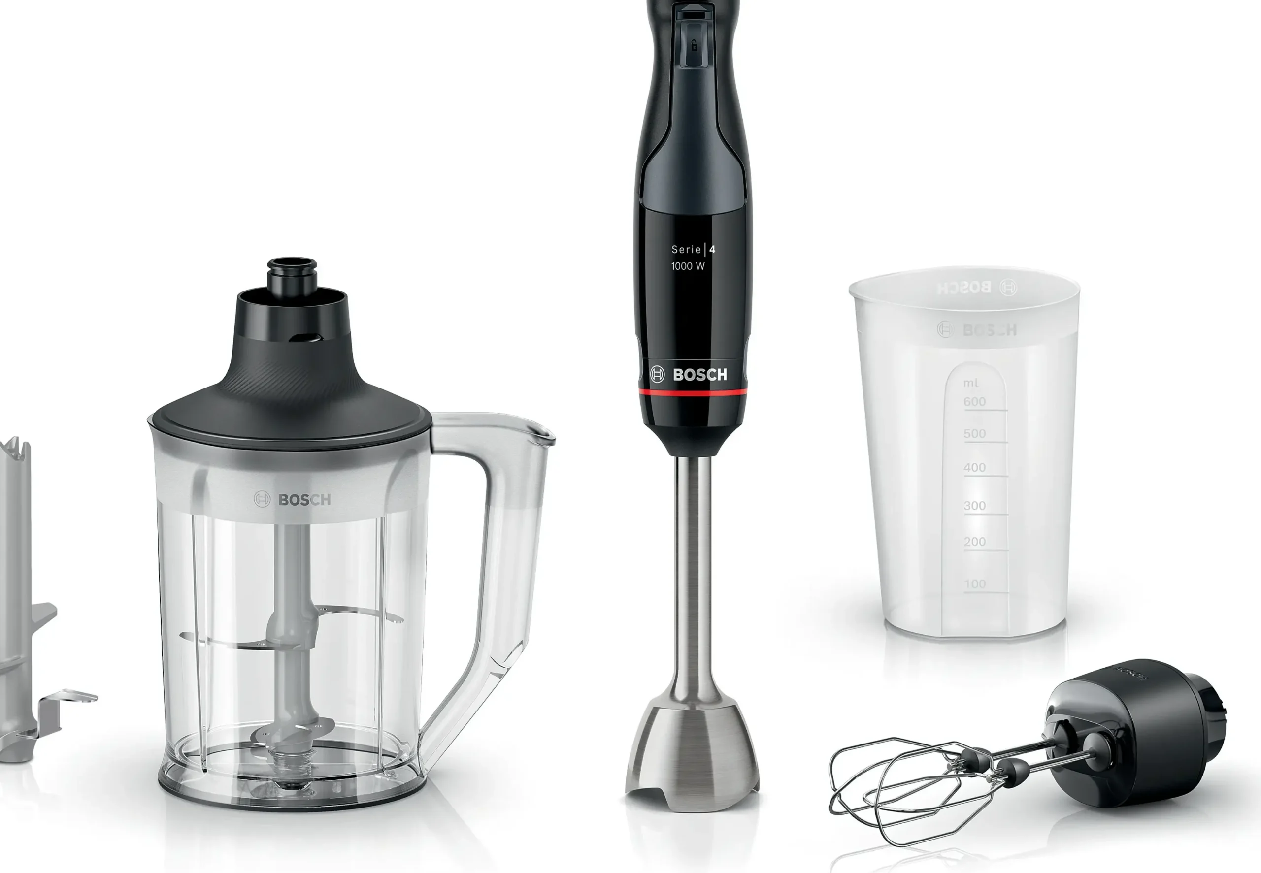 Serie 4 Staafmixer ErgoMaster 1000 W Zwart, Antraciet