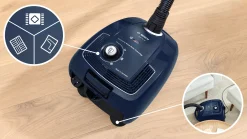 Serie 4 Stofzuiger met zak Blauw
