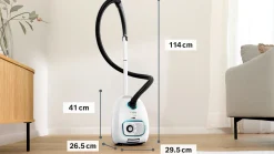 Serie 4 Stofzuiger met zak ProHygienic Wit