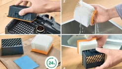 Serie 4 Stofzuiger met zak ProHygienic Wit