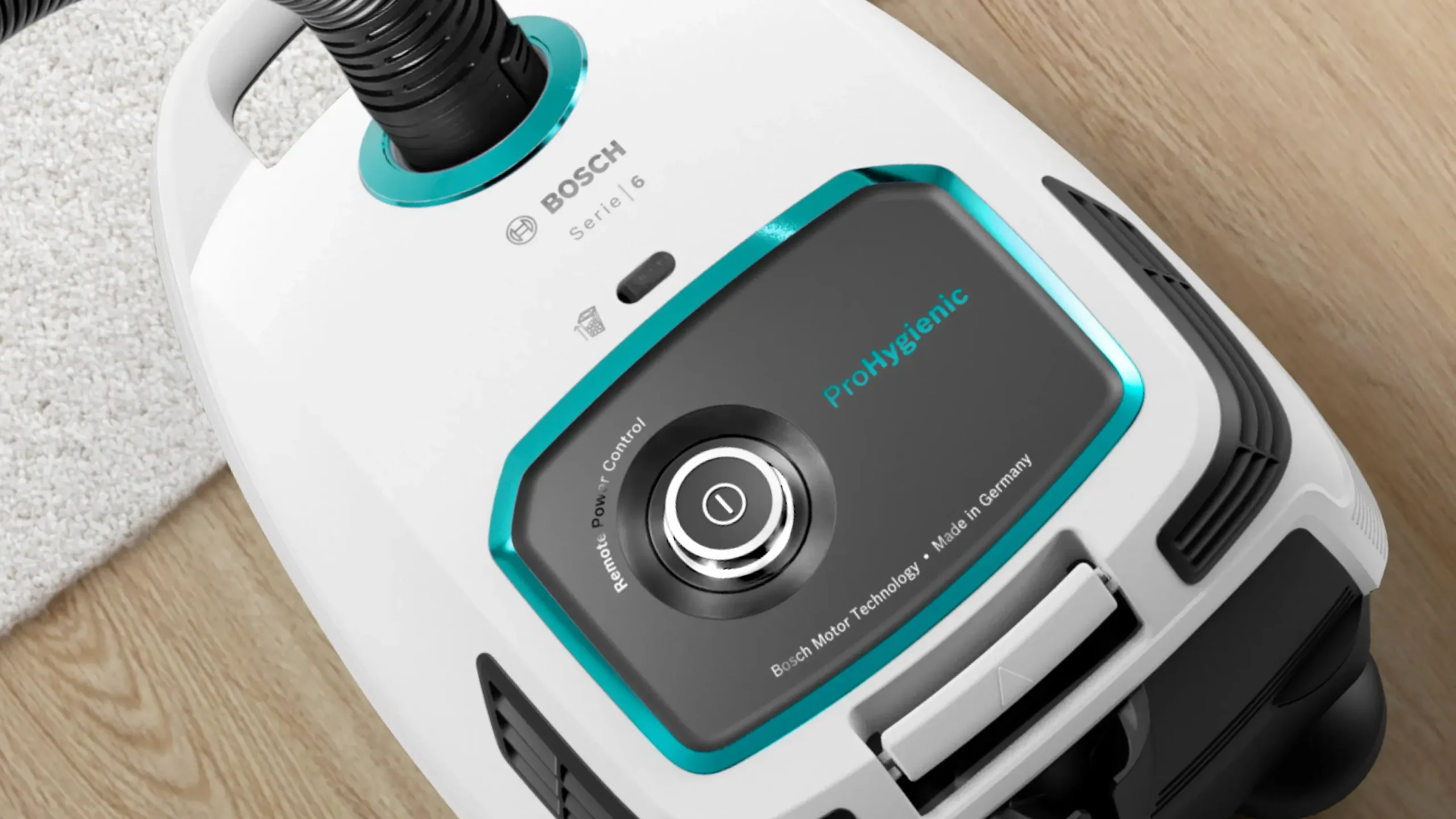 Serie 6 Stofzuiger met zak ProHygienic Wit