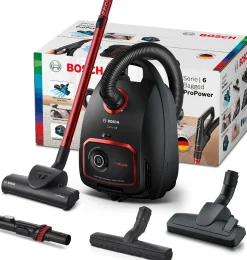 Serie 6 Stofzuiger met zak ProPower Zwart