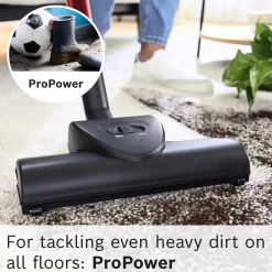 Serie 6 Stofzuiger met zak ProPower Zwart