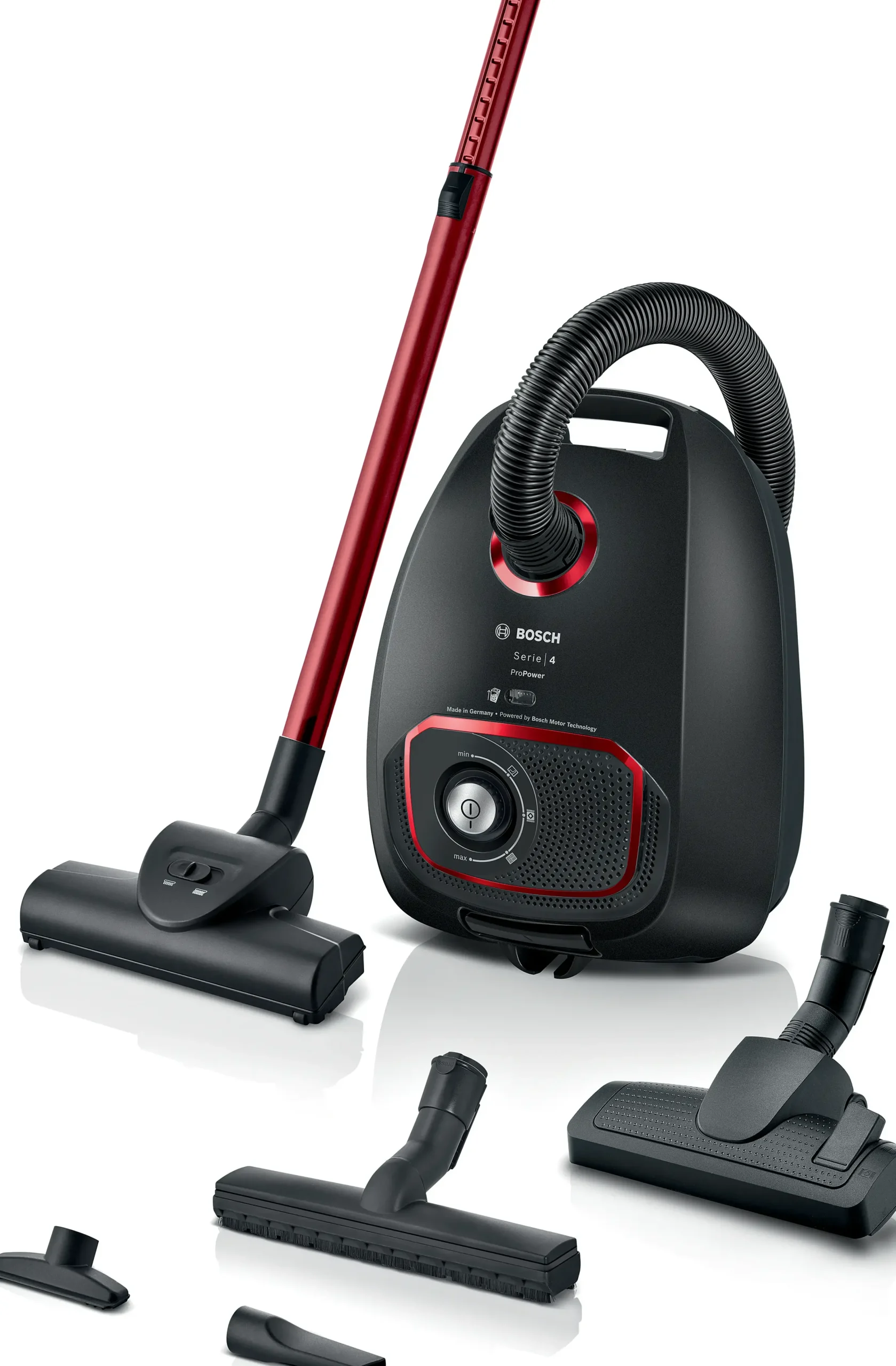 Serie 4 Stofzuiger met zak ProPower Zwart
