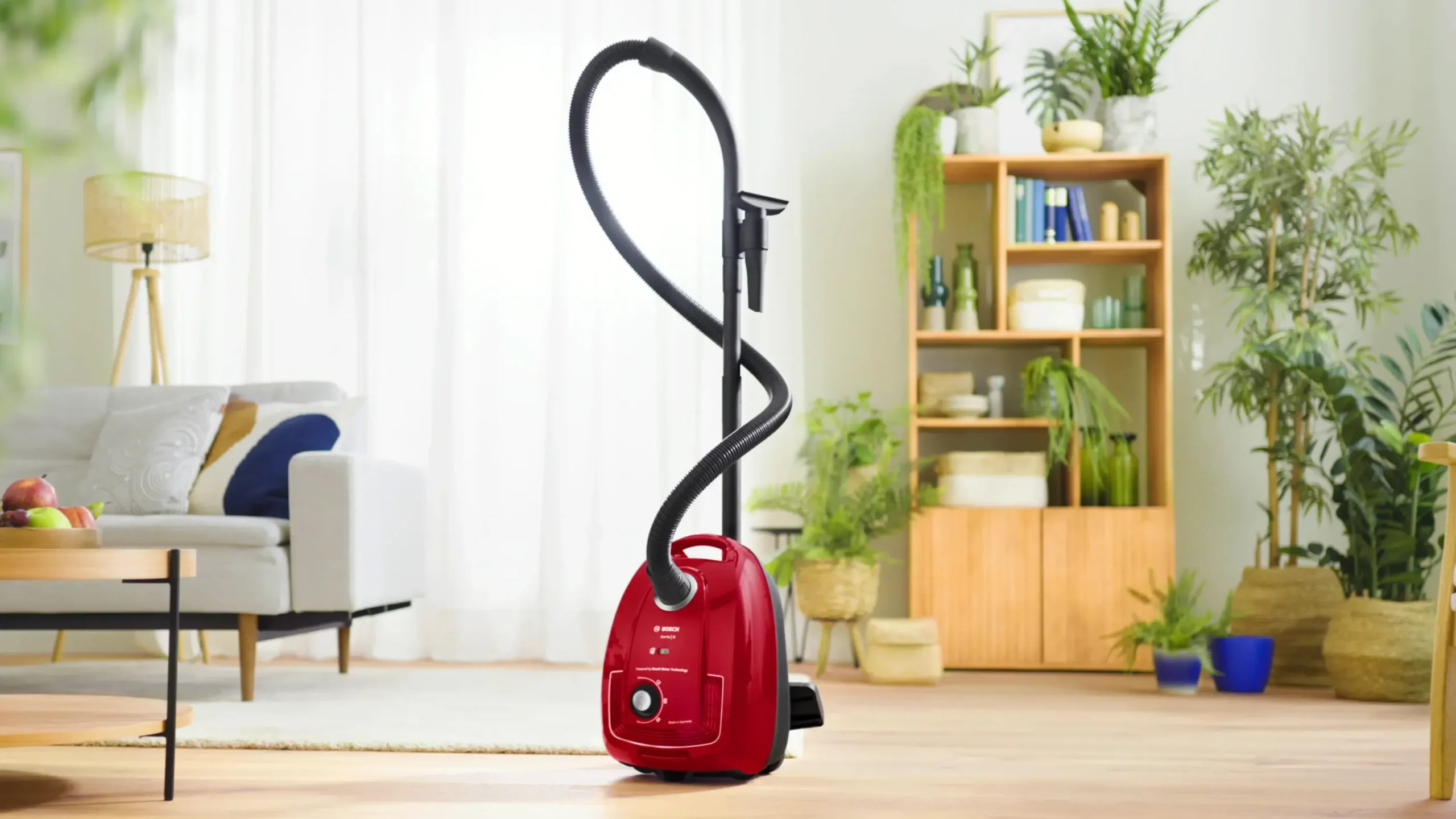 Serie 4 Stofzuiger met zak Rood