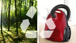 Serie 2 Stofzuiger met zak Rood