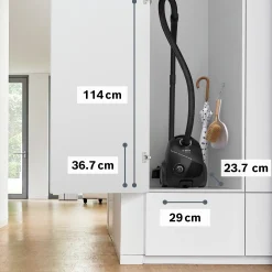 Serie 2 Stofzuiger met zak Zwart