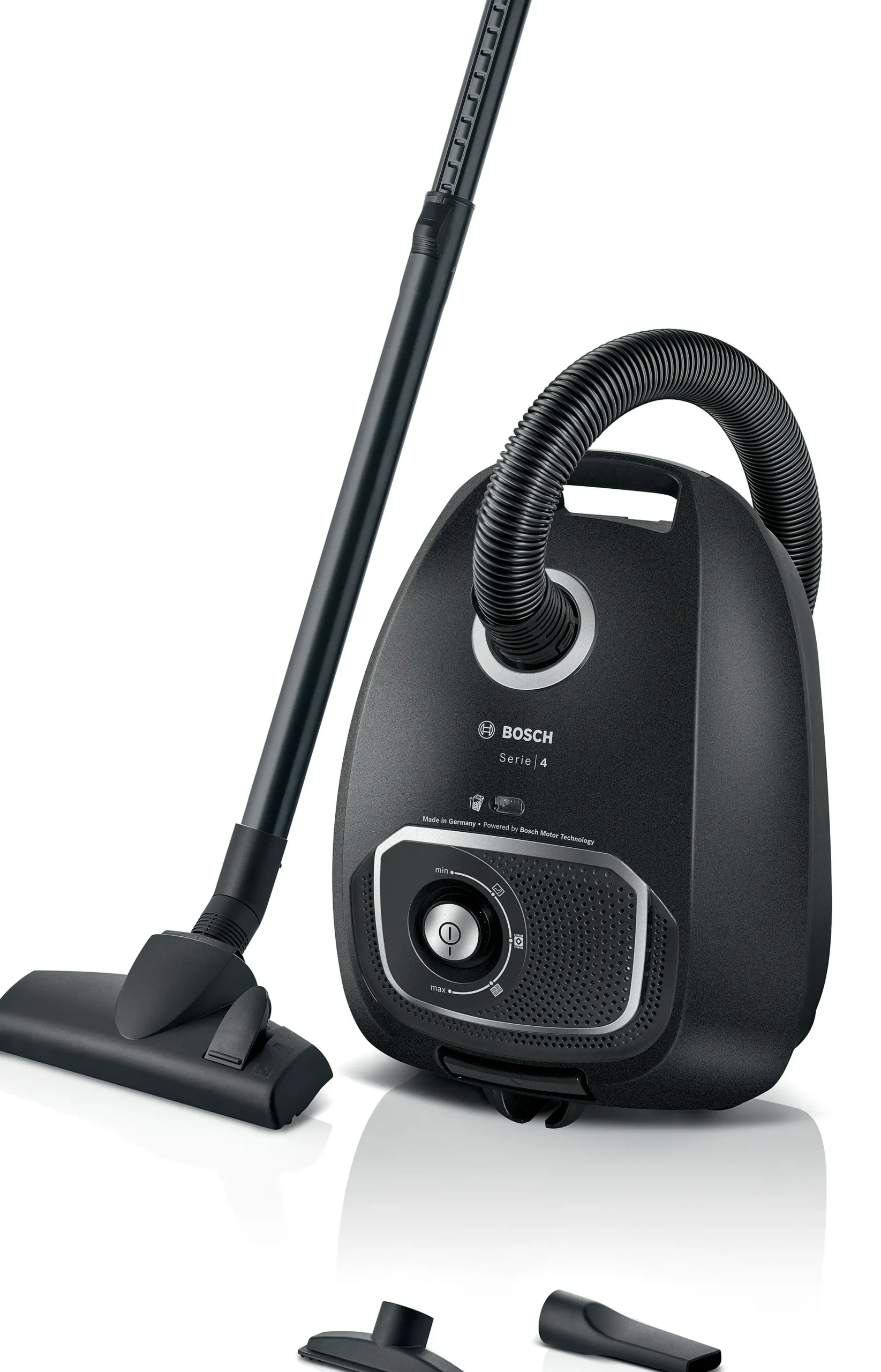 Serie 4 Stofzuiger met zak Zwart