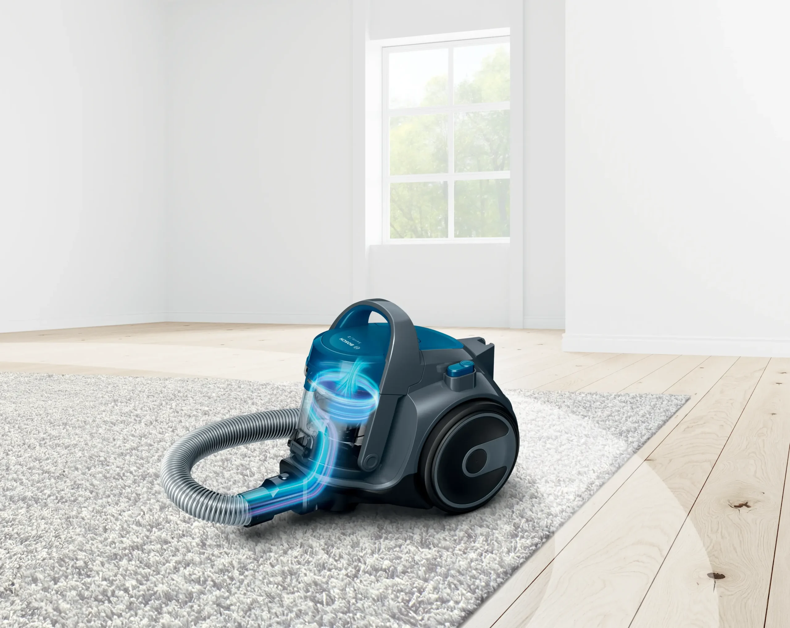 Serie 2 Stofzuiger zonder zak Blauw