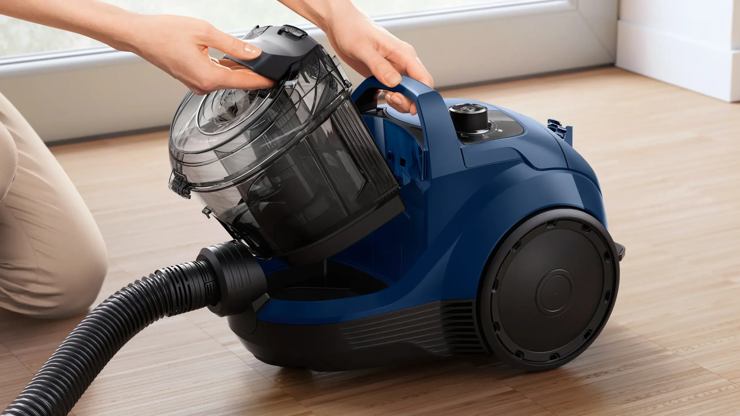 Serie 4 Stofzuiger zonder zak Blauw