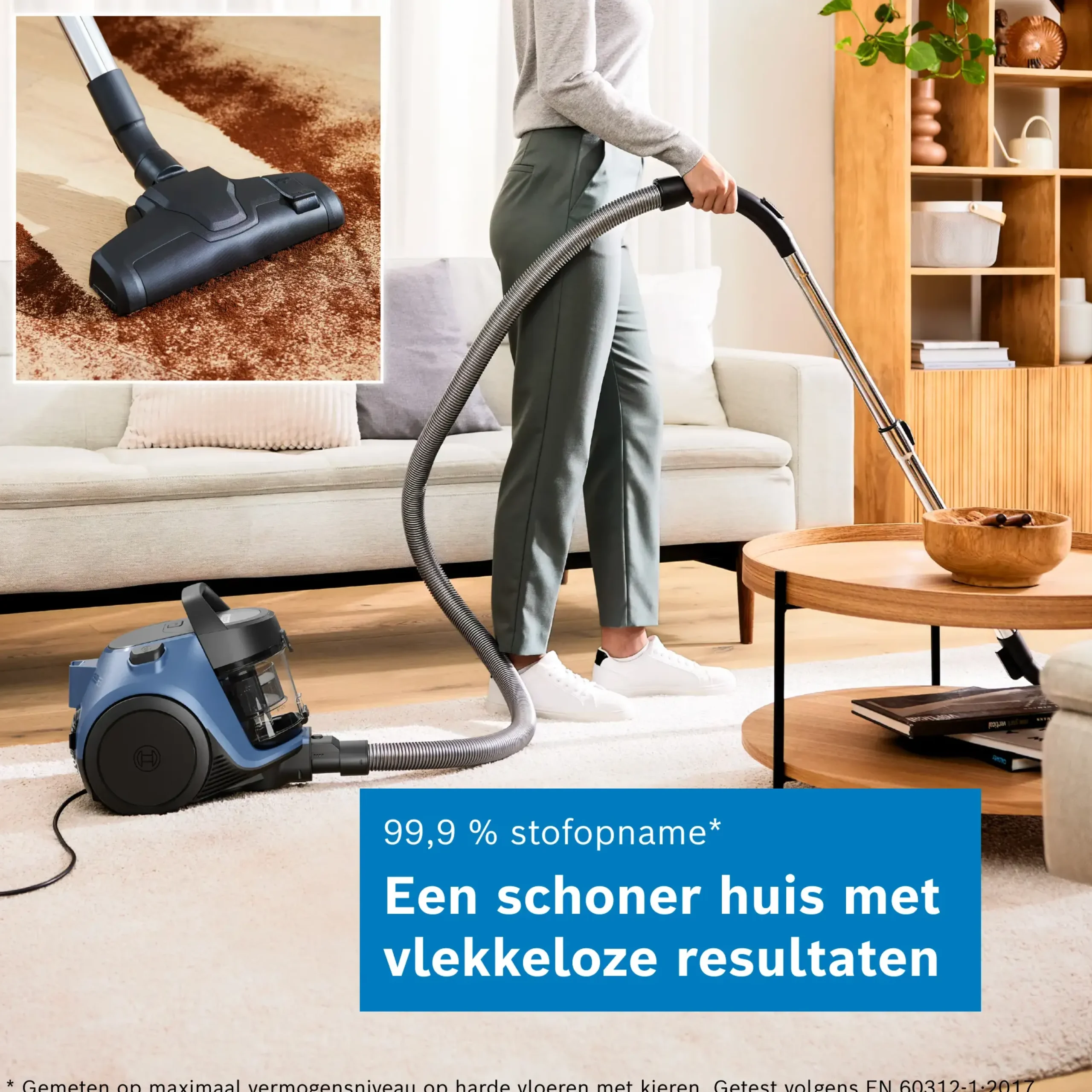 Serie 2 Stofzuiger zonder zak Blauw