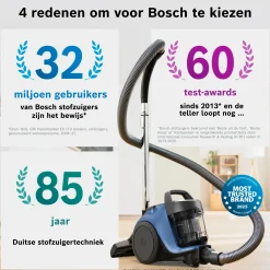 Serie 2 Stofzuiger zonder zak Blauw