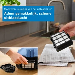 Serie 2 Stofzuiger zonder zak Blauw