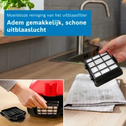 Serie 2 Stofzuiger zonder zak Rood