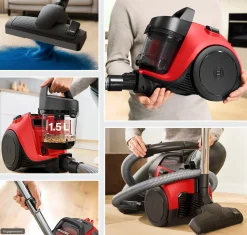 Serie 2 Stofzuiger zonder zak Rood
