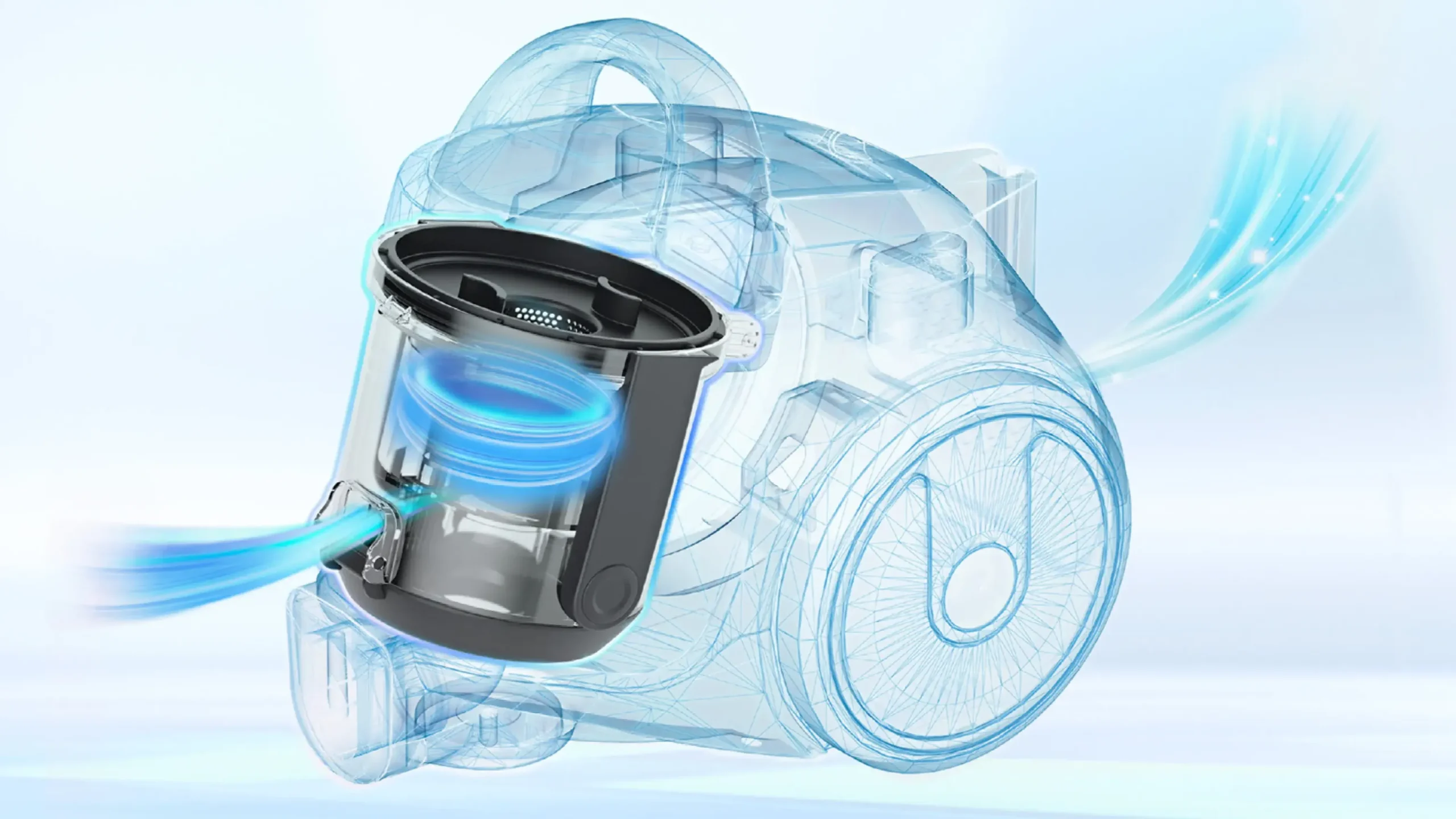 Serie 2 Stofzuiger zonder zak Turquoise