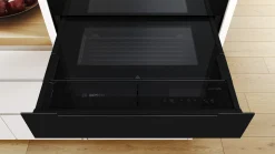 Serie 8 Stoomlade 59 x 14 cm Zwart