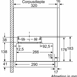 Serie 2 Vlakscherm afzuigkappen 60 cm Zilver metallic