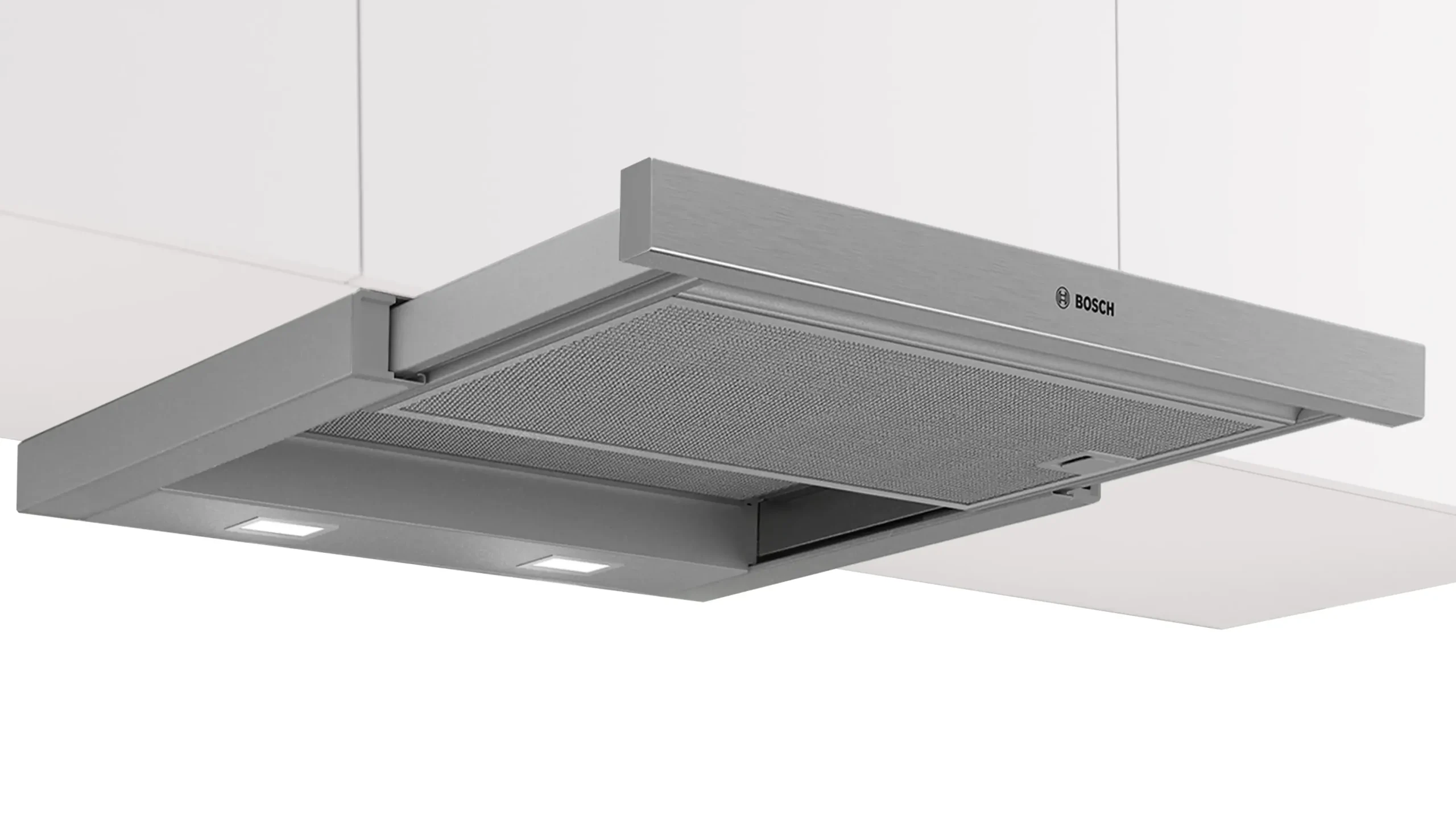 Serie 2 Vlakscherm afzuigkappen 60 cm Zilver metallic