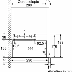 Serie 2 Vlakscherm afzuigkappen 60 cm Zilver metallic
