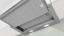 Serie 4 Vlakscherm afzuigkappen 60 cm Zilver metallic