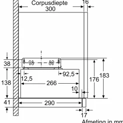 Serie 2 Vlakscherm afzuigkappen 60 cm Zilver metallic