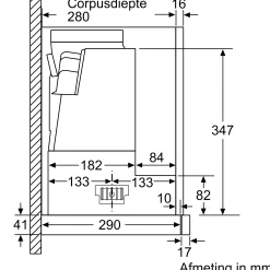 Serie 4 Vlakscherm afzuigkappen 90 cm Zilver metallic