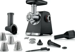 Serie 6 Vleesmolen MultiPower 2100 W Zwart, Metallic zilver