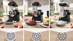 Serie 6 Vleesmolen MultiPower 2100 W Zwart, Metallic zilver