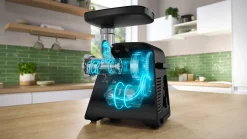 Serie 6 Vleesmolen MultiPower 2100 W Zwart, Metallic zilver