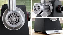Serie 6 Vleesmolen MultiPower 2100 W Zwart, Metallic zilver