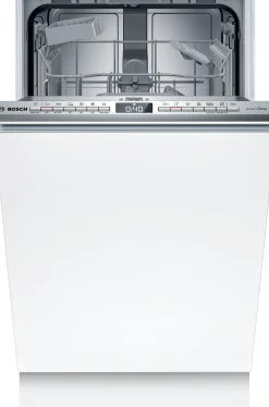 Serie 4 Volledig geïntegreerde vaatwasser 45 cm Vario Hinge (geschikt voor plinten van 5-9 cm en voor inbouw op hoogte)