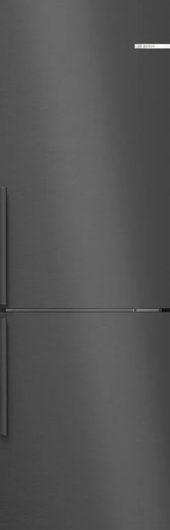 Serie 4 Vrijstaande koel-vriescombinatie 186 x 60 cm Geborsteld zwart staal anti-fingerprint
