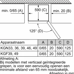 Serie 2 Vrijstaande koel-vriescombinatie 176 x 60 cm Wit, Total No Frost