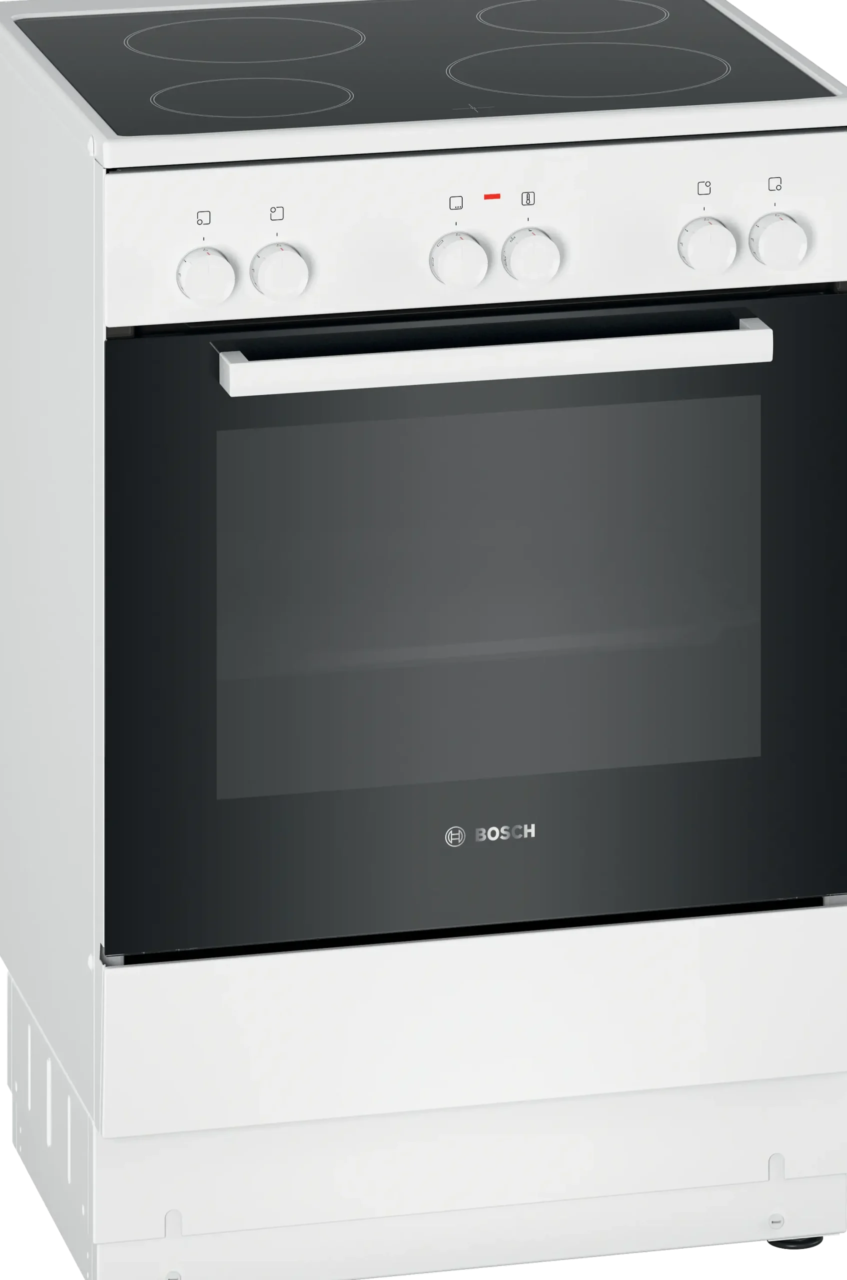 Serie 2 Vrijstaand elektrisch fornuis Wit