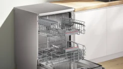 Serie 4 Vrijstaande vaatwasser 60 cm Geborsteld staal anti-fingerprint