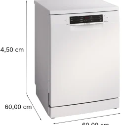 Serie 2 Vrijstaande vaatwasser 60 cm Wit