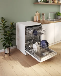 Serie 4 Vrijstaande vaatwasser 60 cm Wit