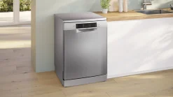 Serie 2 Vrijstaande vaatwasser 60 cm Geborsteld staal anti-fingerprint