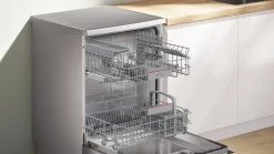 Serie 4 Vrijstaande vaatwasser 60 cm Geborsteld staal anti-fingerprint