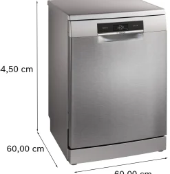 Serie 8 Vrijstaande vaatwasser 60 cm Geborsteld staal anti-fingerprint